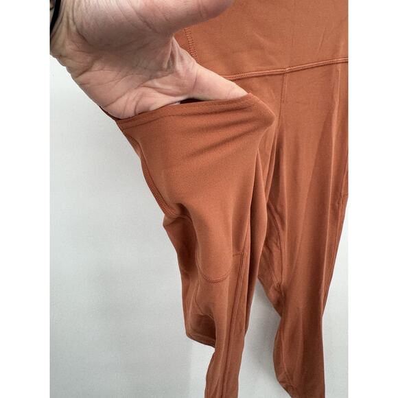 Patagonia Women's Maipo 7/8 Length Stash Tights Burl Red Size Large L New 24885 - Picture 4 of 12